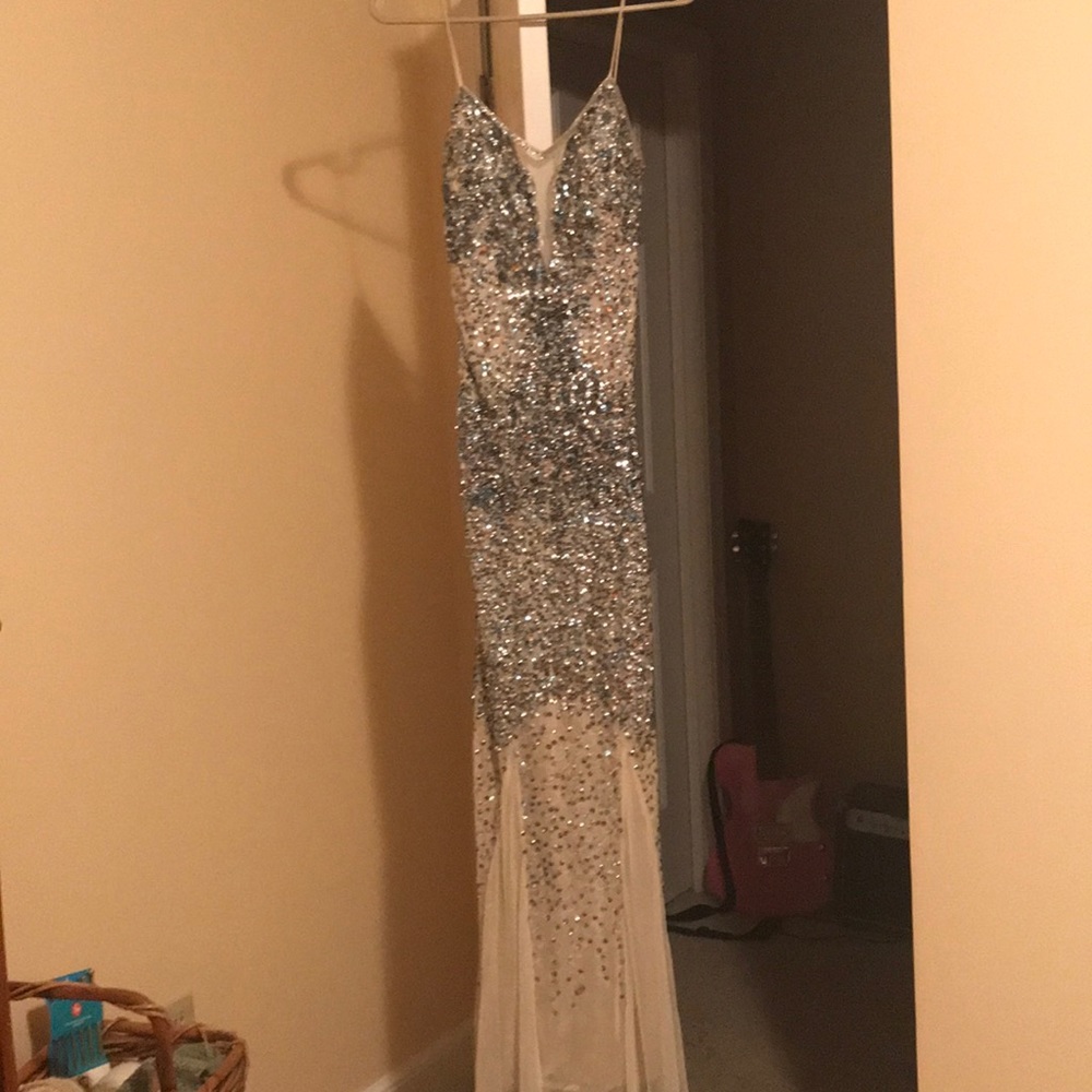 Beaded prom dress